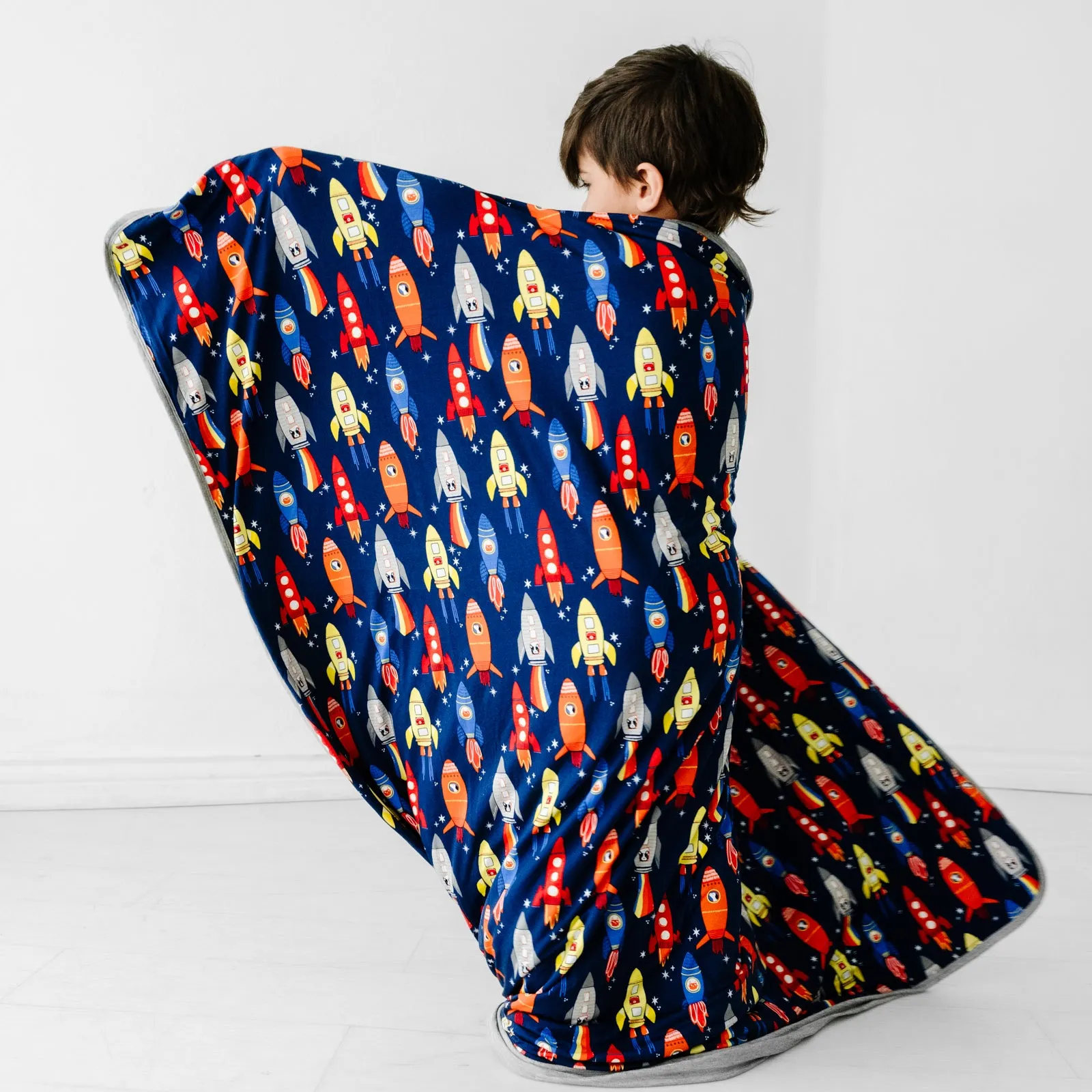 Navy Space Explorer Large Cloud Blanket®