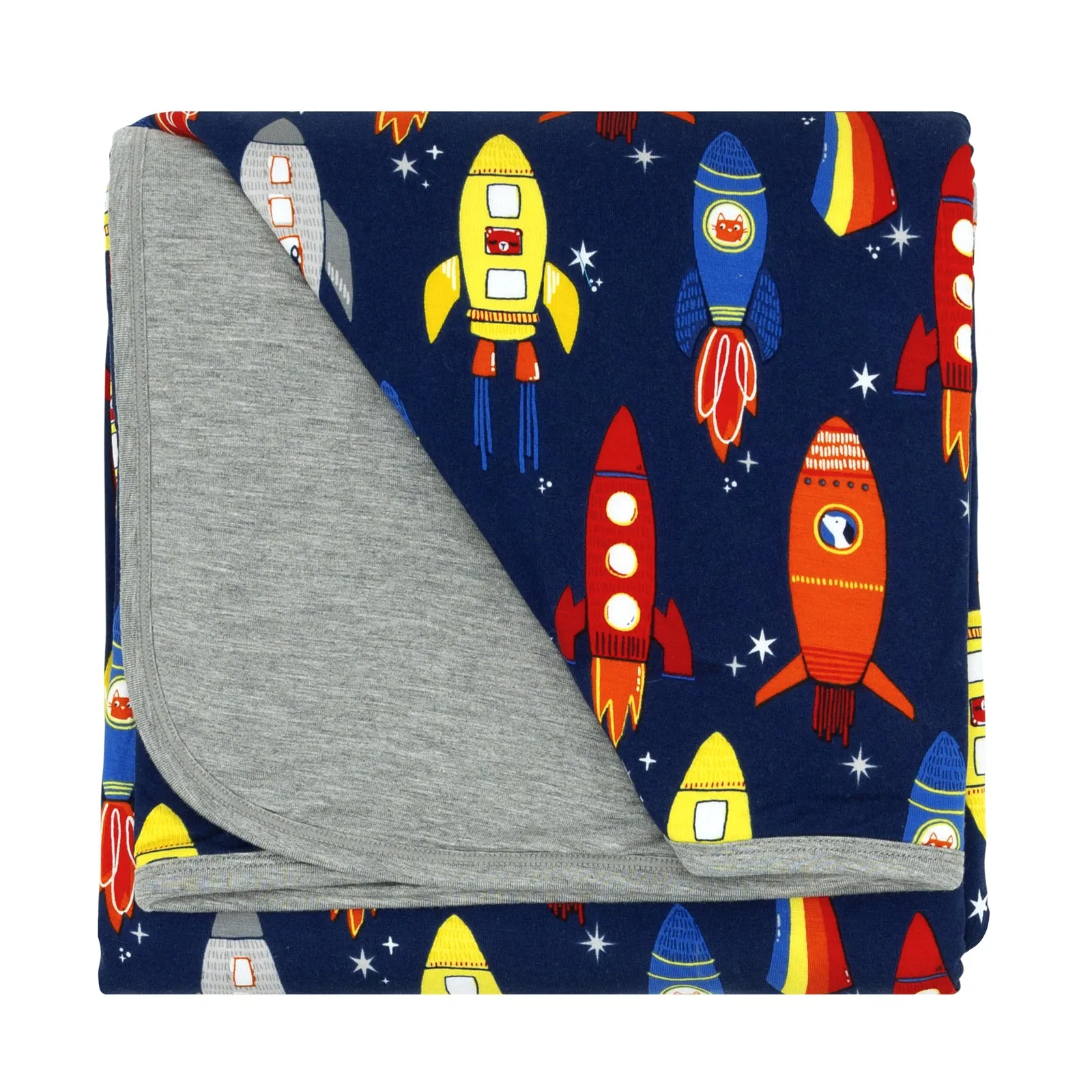 Navy Space Explorer Large Cloud Blanket®