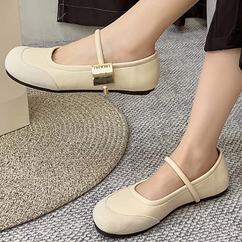 New Style Square Toe Comfortable Women's Soft Sole Shoes