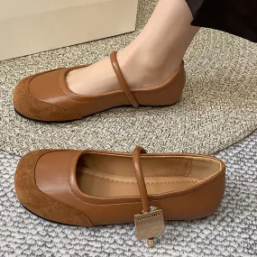 New Style Square Toe Comfortable Women's Soft Sole Shoes