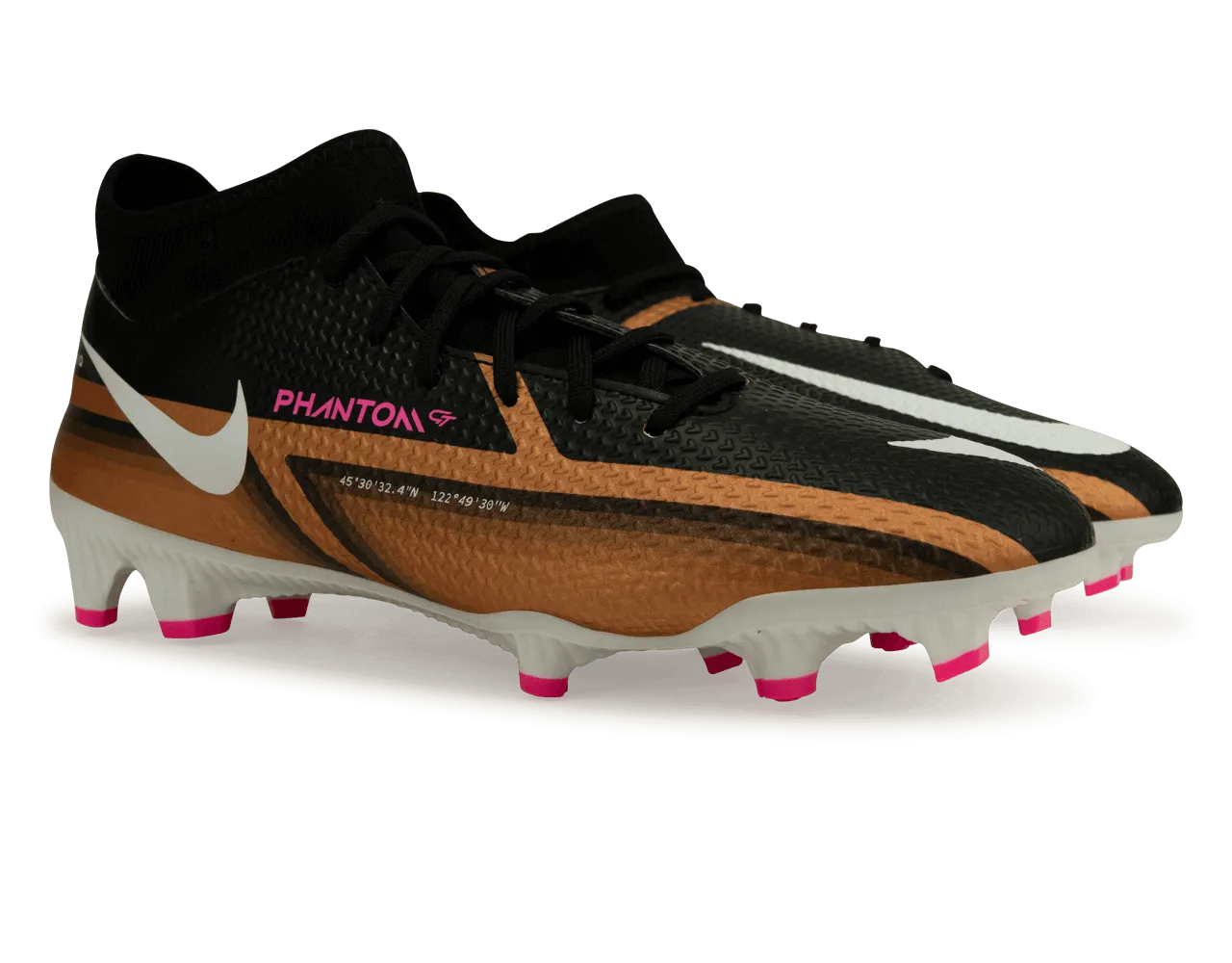 Nike Men's Phantom GT2 Academy DF FG/MG Metallic Copper