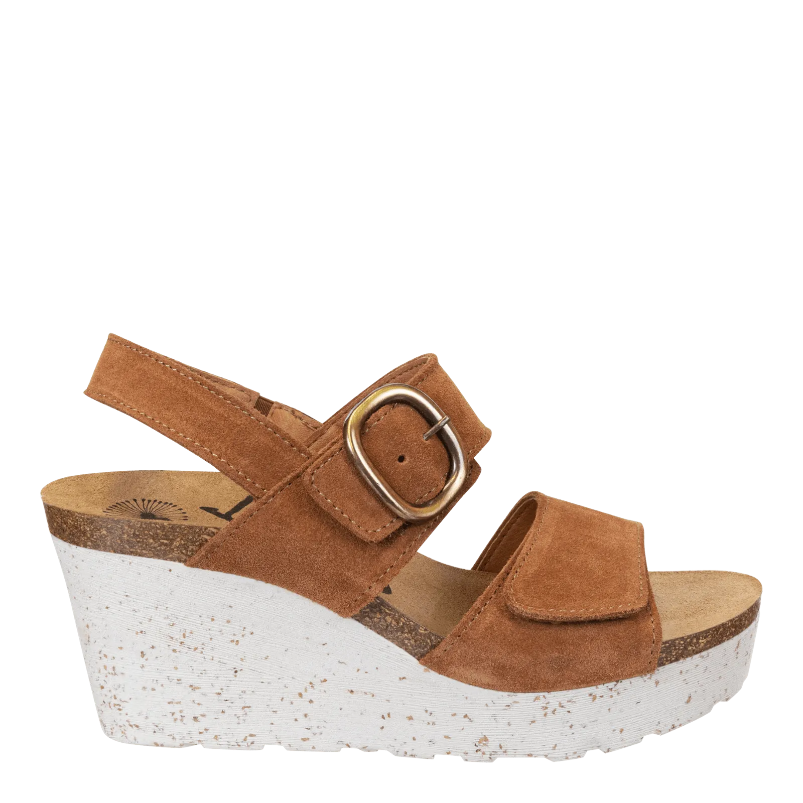 PEASANT in CAMEL Wedge Sandals