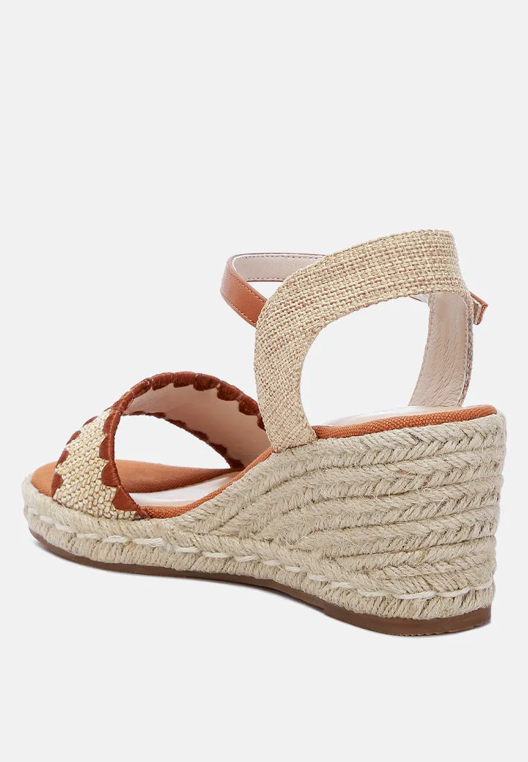 Raffia Wedge Espadrilles By Ruw