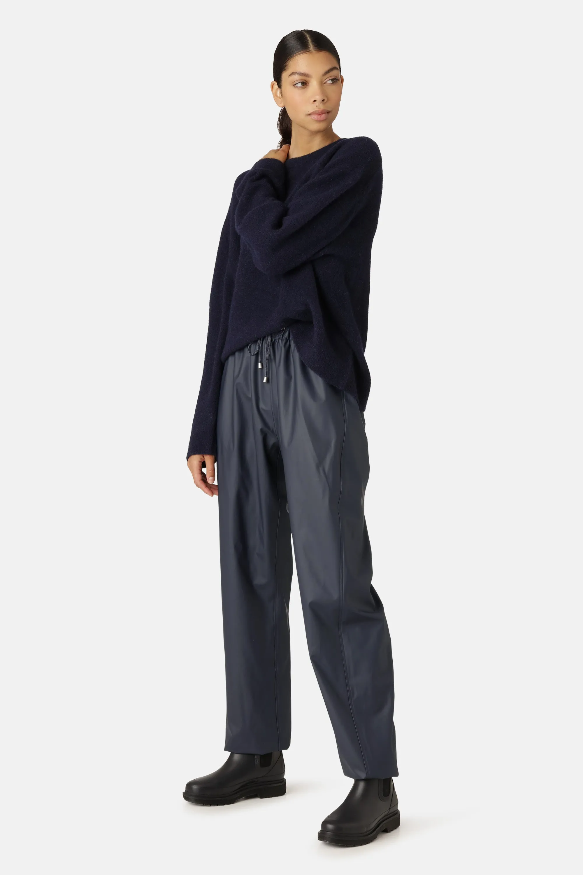 Rain Trousers - Dark Indigo