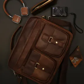 The Courier - Leather Briefcase