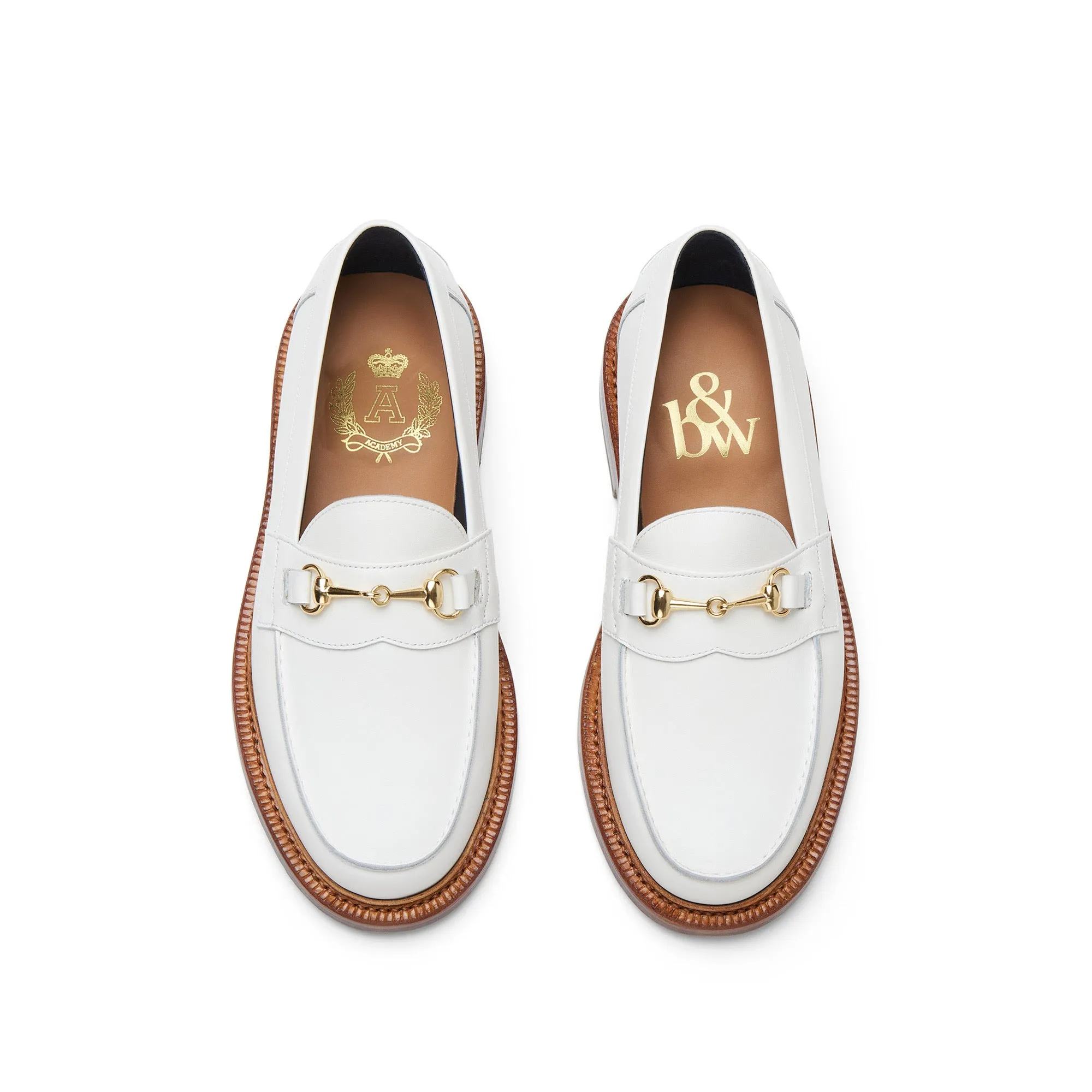 The Mason Horse Bit Loafer Exclusively for Academy, Pearl