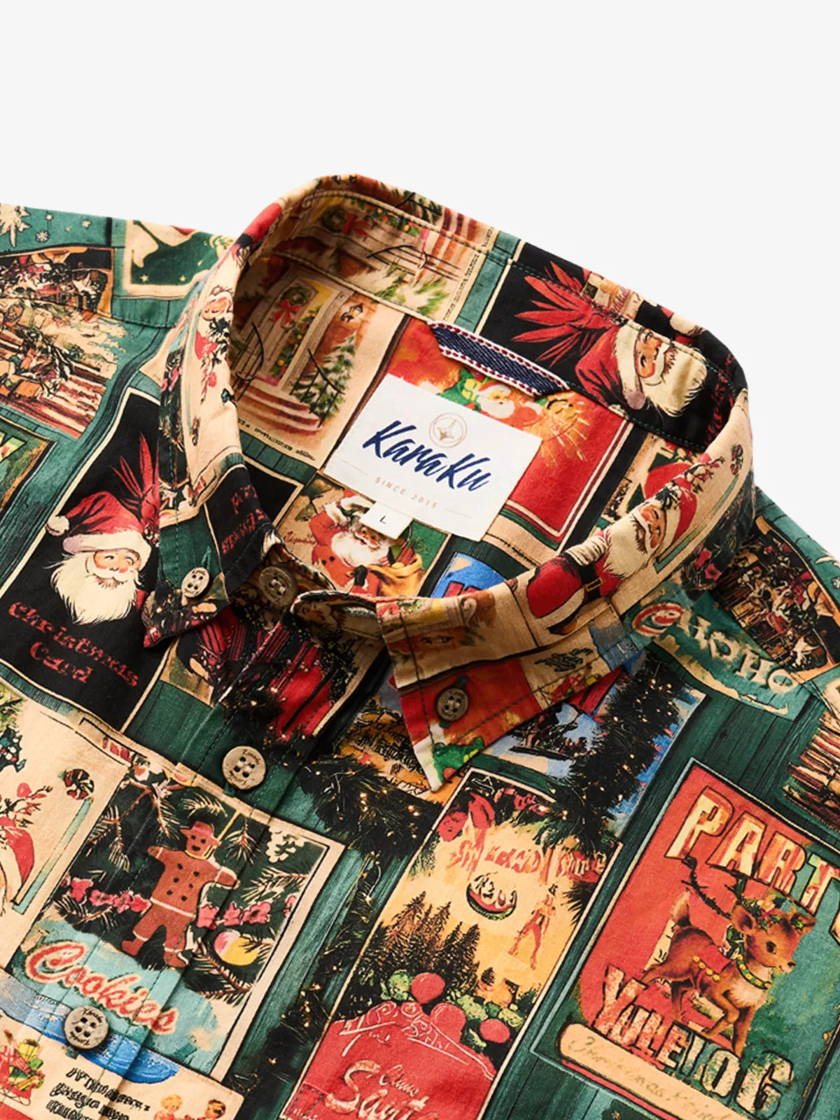 Vintage Christmas Christmas Cotton Shirt