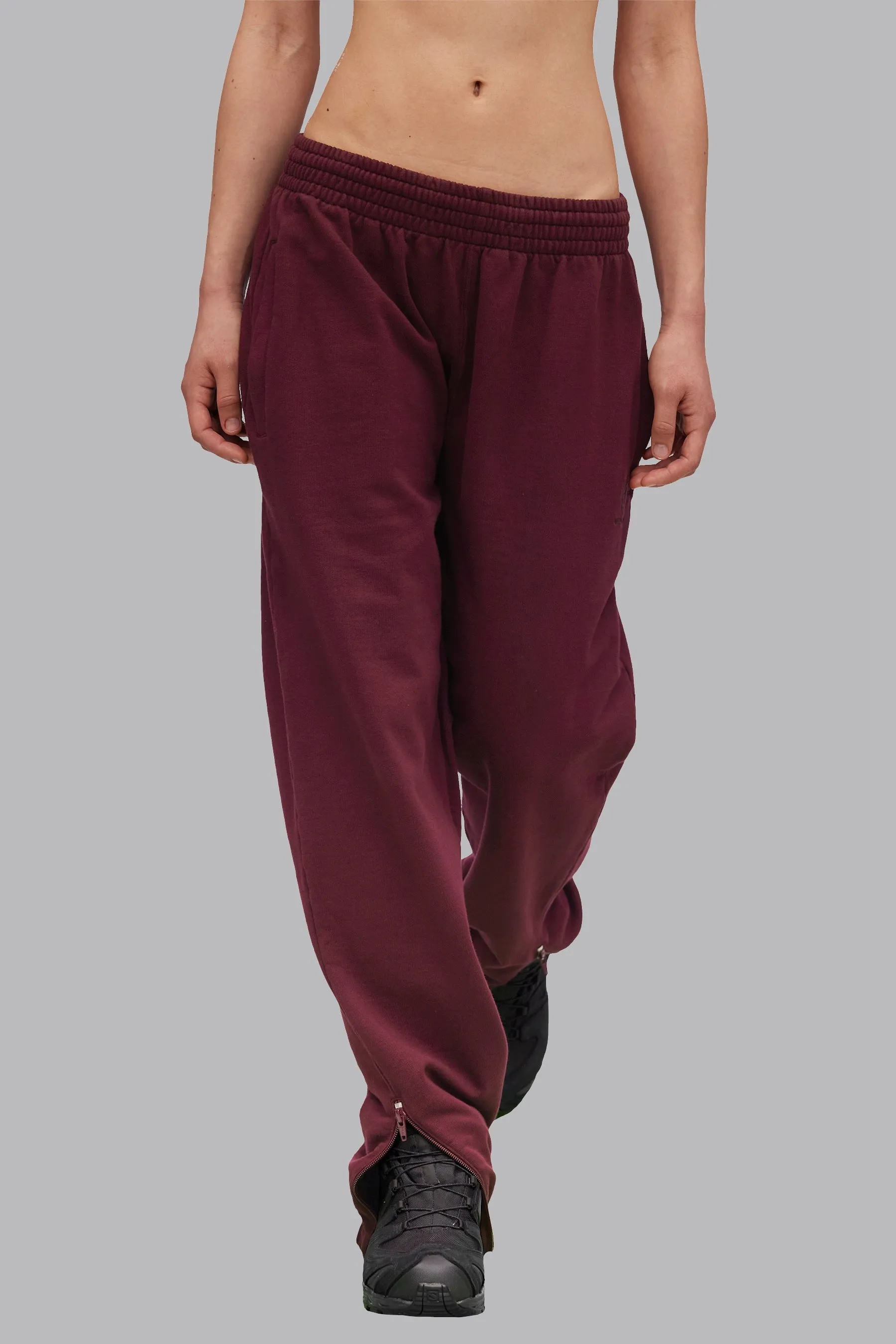 V_LYFE420 JOGGERS - Burgundy