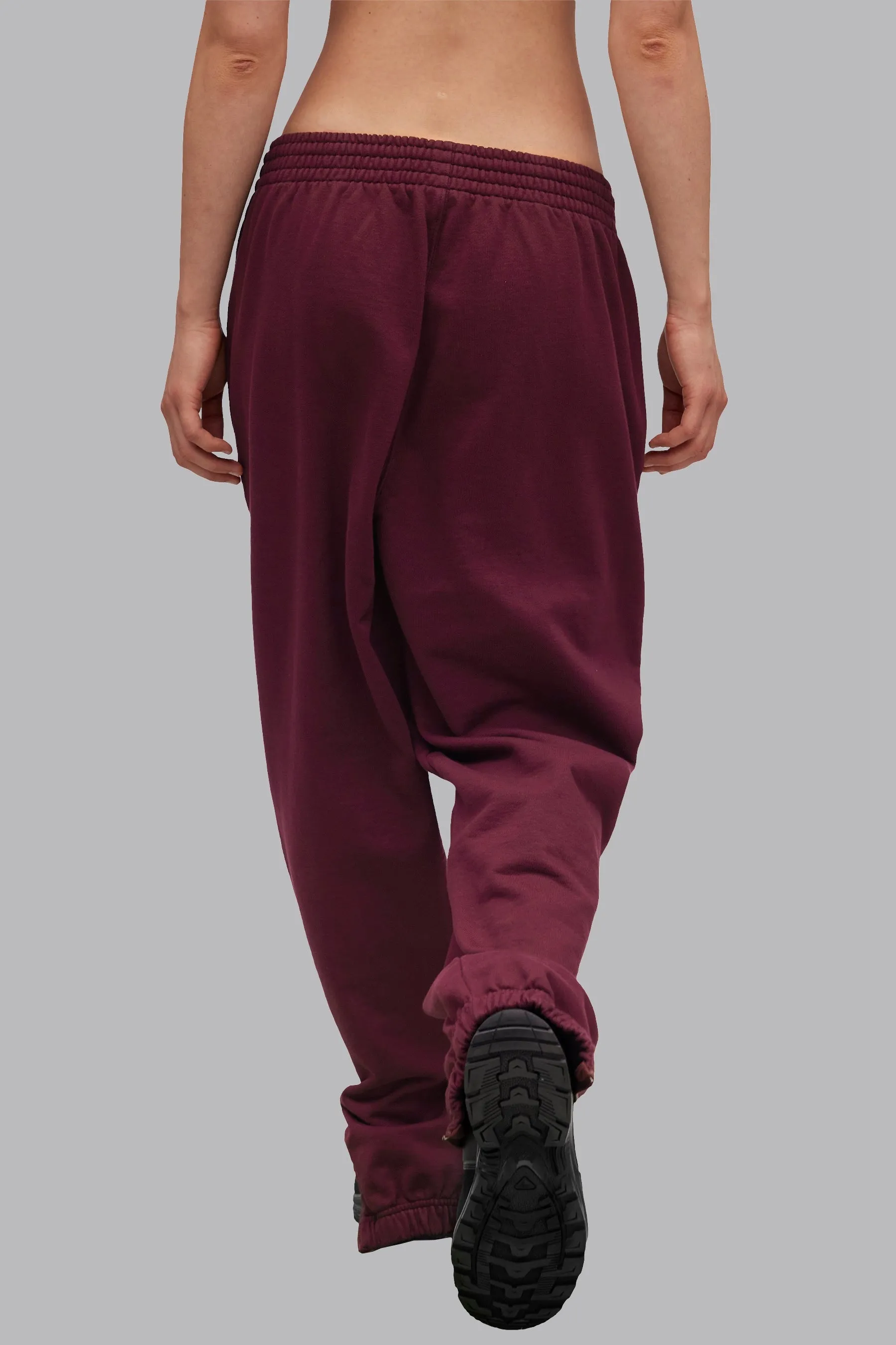 V_LYFE420 JOGGERS - Burgundy