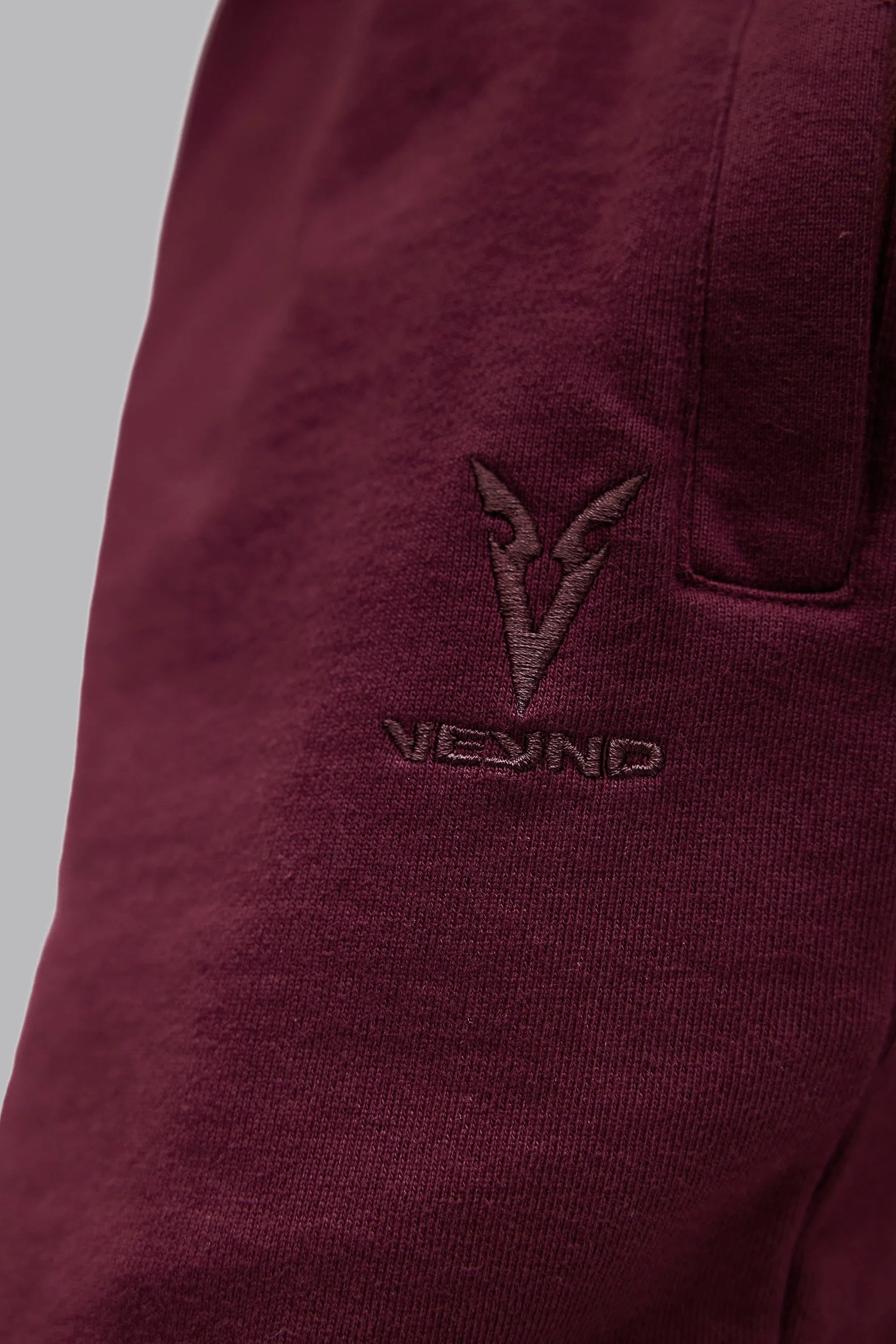 V_LYFE420 JOGGERS - Burgundy