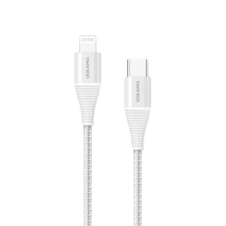 VOKAMO Nylon Braided MFi Certified USB-C to Lightning Cable(1.2m/4ft)