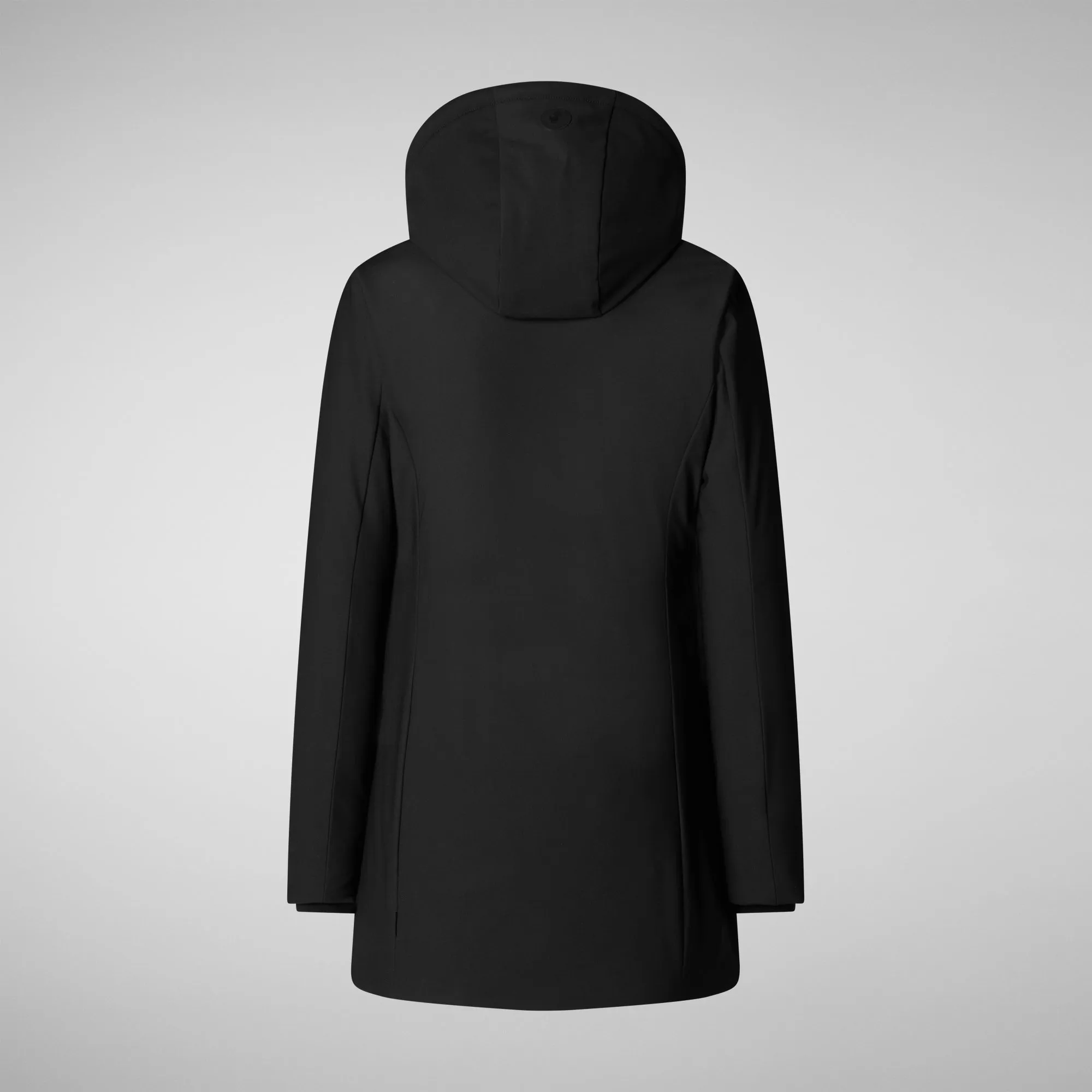 Woman's hooded jacket Lila in black