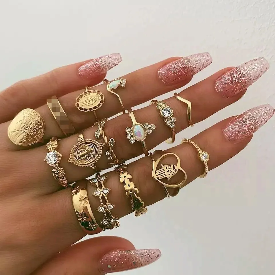 Women's Vintage Ring Set