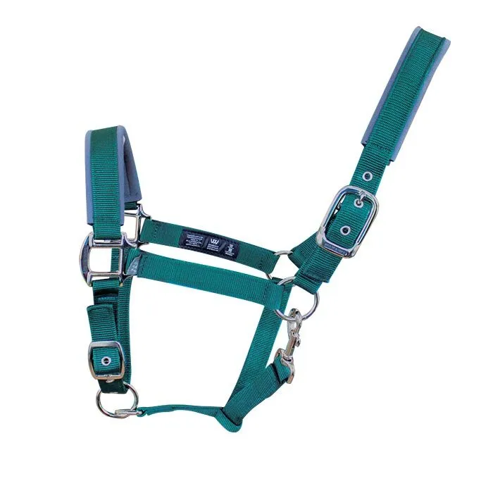 Woof Wear Head Collar and Lead Rope Set - British Racing Green